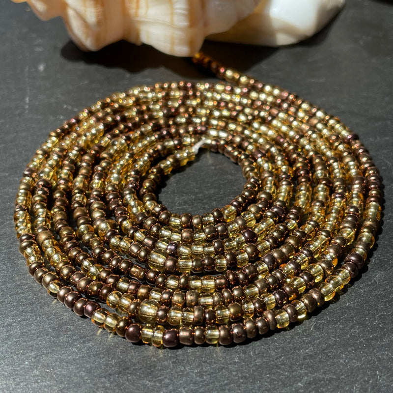 Gold & Bronze Waist Bead