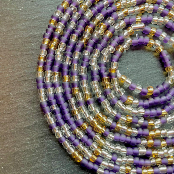 Purple Mix Waist Bead