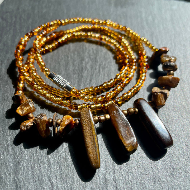 Tigers Eye Waist Bead